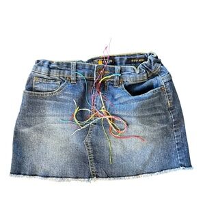 Girls Lucky Brand Denim Skirt, Size 10, Blue